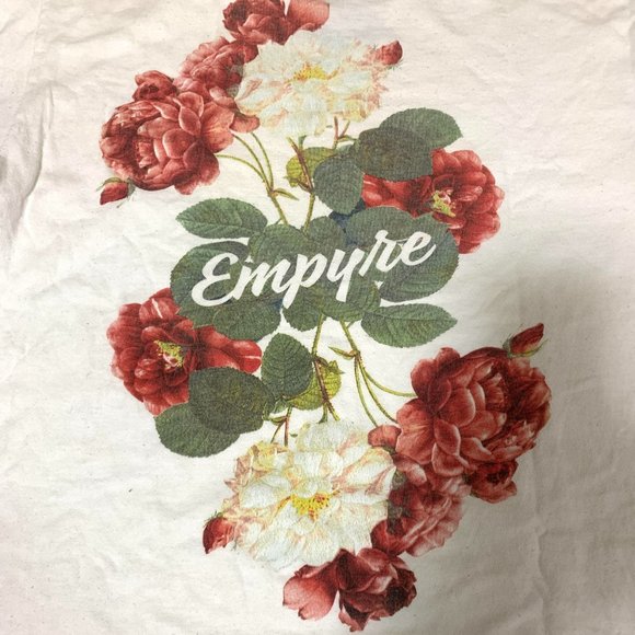 Empyre floral graphic tee white - size medium - Picture 1 of 2